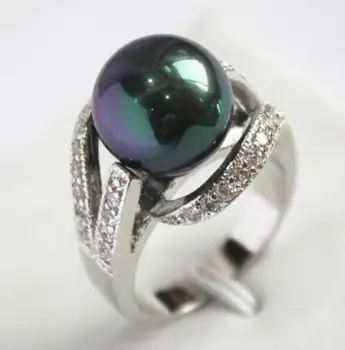 Fashion jewelry NEW 12mm black shell pearl Ring AAA Grade 4size choose 02^^@^NEW style Fine jewe Noble Natural 
Fashion jewelry NEW 12mm black shell pearl Ring AAA Grade 4size choose 02^^@^NEW style Fine jewe Noble Natural