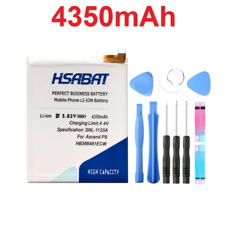4350mAh HSABAT HB366481ECW for Huawei P9 Battery 5C (P9 G9 P10 p20 Lite) G9 Honor 8 /Honor 8 9 Lite/ Y6 II EVA-AL00/AL10/L09
4350mAh HSABAT HB366481ECW for Huawei P9 Battery 5C (P9 G9 P10 p20 Lite) G9 Honor 8 /Honor 8 9 Lite/ Y6 II EVA-AL00/AL10/L09
