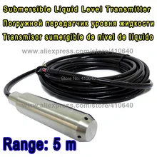 Submersible Liquid Level Transmitter Level Transducer Input Type Level Sensor 5M Range Suitable For Diesel With 6M Cable
Submersible Liquid Level Transmitter Level Transducer Input Type Level Sensor 5M Range Suitable For Diesel With 6M Cable
