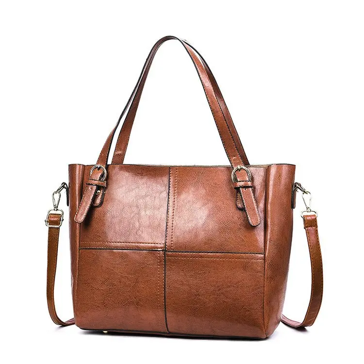 WOMEN'S Bag 2019 New Style Oil Wax Leather WOMEN'S Bag Fashion Joint Large Capacity Shoulder Bag/ Hand Bag Shoulder Bag
WOMEN'S Bag 2019 New Style Oil Wax Leather WOMEN'S Bag Fashion Joint Large Capacity Shoulder Bag/ Hand Bag Shoulder Bag