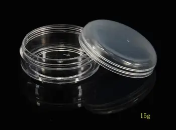 100pcs 15g Mini Plastic Refillable Bottles Portable Cosmetics Jar Box Body Cream/Lotion Cosmetic Container Travel Use Supplies
100pcs 15g Mini Plastic Refillable Bottles Portable Cosmetics Jar Box Body Cream/Lotion Cosmetic Container Travel Use Supplies
