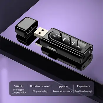 USB Bluetooth 5.0 Transmitter Receiver LED Display For MP3 Player Car FM TV PC udio Stereo Adapter Home Speaker
USB Bluetooth 5.0 Transmitter Receiver LED Display For MP3 Player Car FM TV PC udio Stereo Adapter Home Speaker