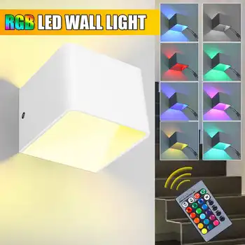 RGB Wall Lamp COB LED Aluminium Wall Light AC 85-265V 3W Stair Hotel Room Art Decor Energy-saving Lamp with Remote Control
RGB Wall Lamp COB LED Aluminium Wall Light AC 85-265V 3W Stair Hotel Room Art Decor Energy-saving Lamp with Remote Control