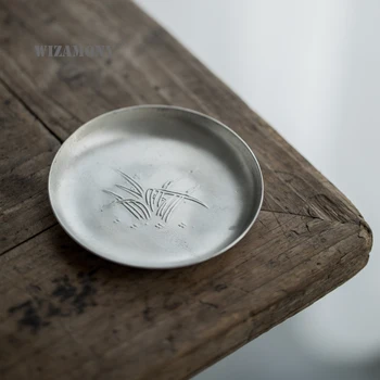 WIZAMONY Handmade Tin Coaster Creative Orchid Tea Cup Saucer Tea Cup Heat Proof Mat Tea Tray Tea Mat Kung Fu Tea Ceremony
WIZAMONY Handmade Tin Coaster Creative Orchid Tea Cup Saucer Tea Cup Heat Proof Mat Tea Tray Tea Mat Kung Fu Tea Ceremony