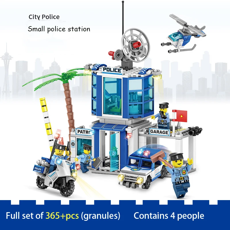 Police station boy fight to insert blocks children's plastic KAZI police series building blocks toys
Police station boy fight to insert blocks children's plastic KAZI police series building blocks toys