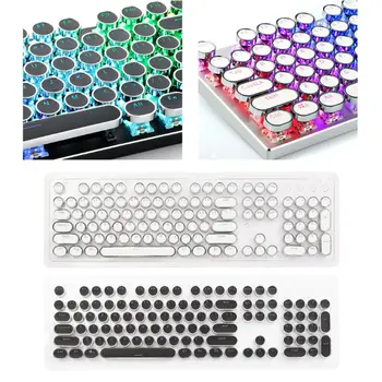 104 Keys Retro Round Keycaps Double Shot DIY Steam Punk Steampunk Typewriter Keycaps for Backlit Classy Player Stylized 83XB
104 Keys Retro Round Keycaps Double Shot DIY Steam Punk Steampunk Typewriter Keycaps for Backlit Classy Player Stylized 83XB
