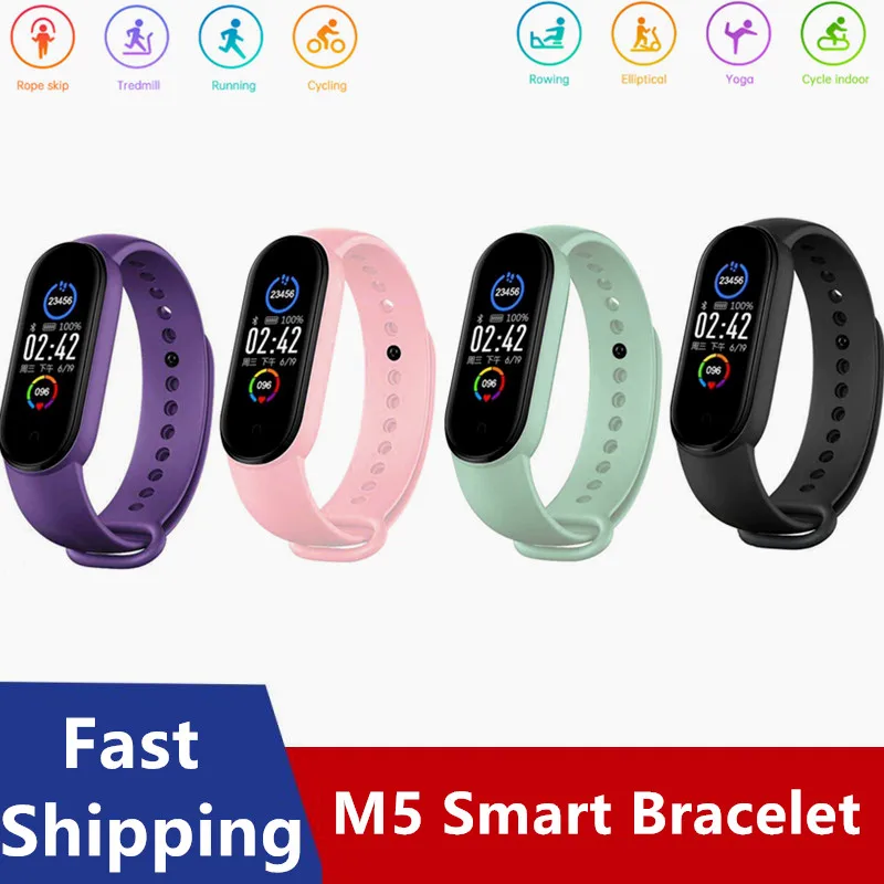 Multi-language Smart M5 Band Fitness Tracker Smart Watch Bracelet Heart Rate Blood Pressure Health Monitor Wristband Smartband
Multi-language Smart M5 Band Fitness Tracker Smart Watch Bracelet Heart Rate Blood Pressure Health Monitor Wristband Smartband