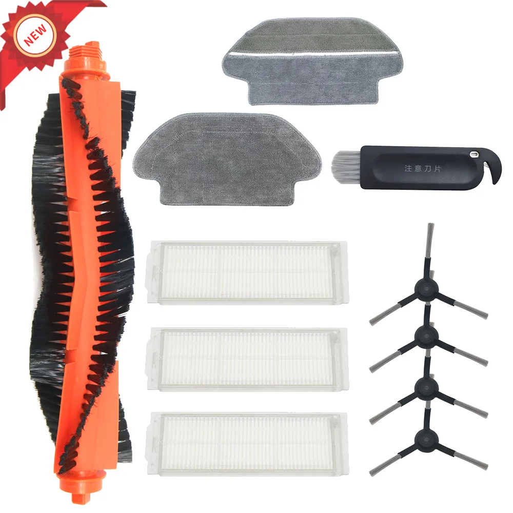 Main Brush Hepa Filter Side Brush Mop Cloth for xiaomi Robot Vacuum Cleaner STYJ02YM Conga 3490 Viomi V2 PRO filter V-RVCLM21B 
Main Brush Hepa Filter Side Brush Mop Cloth for xiaomi Robot Vacuum Cleaner STYJ02YM Conga 3490 Viomi V2 PRO filter V-RVCLM21B