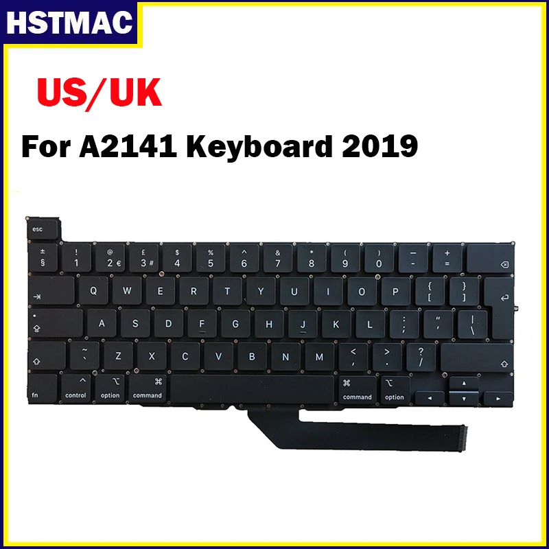 Original Laptop US UK English A2141 Keyboard For MacBook Pro 16 Inch A2141 UK US Keyboard With Backlight 2019 Year EMC 3347
Original Laptop US UK English A2141 Keyboard For MacBook Pro 16 Inch A2141 UK US Keyboard With Backlight 2019 Year EMC 3347