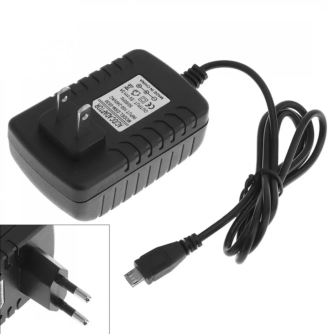 5V 3A Power Adapter Micro USB AC / DC Adaptor for Raspberry PI 3 Zero Model B B + 5V 3A Power Supply Charger SP 5V 2.5A 5V 2.5A
5V 3A Power Adapter Micro USB AC / DC Adaptor for Raspberry PI 3 Zero Model B B + 5V 3A Power Supply Charger SP 5V 2.5A 5V 2.5A
