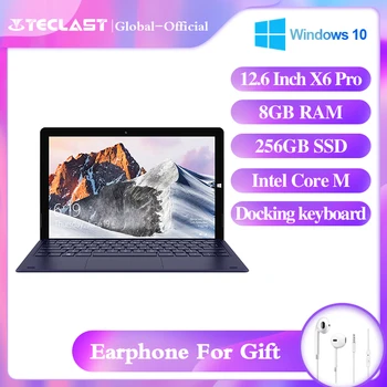 Teclast X6 Pro Tablet Netbook Win10 Touch Screen 2880*1920 FHD IPS Intel Core M 8GB RAM 256GB SSD 12.6 Inch Type-C USB3.0
Teclast X6 Pro Tablet Netbook Win10 Touch Screen 2880*1920 FHD IPS Intel Core M 8GB RAM 256GB SSD 12.6 Inch Type-C USB3.0