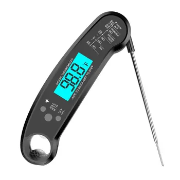 FM006 Gravity Induction Waterproof Digital Food Thermometer Pyrometer with Folding Foldable Probe for Kitchen Food Cooking
FM006 Gravity Induction Waterproof Digital Food Thermometer Pyrometer with Folding Foldable Probe for Kitchen Food Cooking