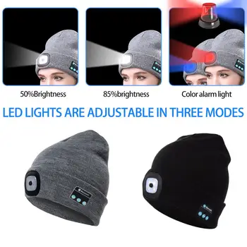 Bluetooth Headphone Winter Cap Stereo Led Light Phonecall Mobile Phone Fashion Portable Bluetooth Cap
Bluetooth Headphone Winter Cap Stereo Led Light Phonecall Mobile Phone Fashion Portable Bluetooth Cap
