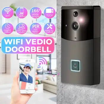 1280X720P HD Wireless Smart Home IP Door Bell Camera WIFI Doorbell Video Door Call Intercom Security Alarm IR Night Vision
1280X720P HD Wireless Smart Home IP Door Bell Camera WIFI Doorbell Video Door Call Intercom Security Alarm IR Night Vision