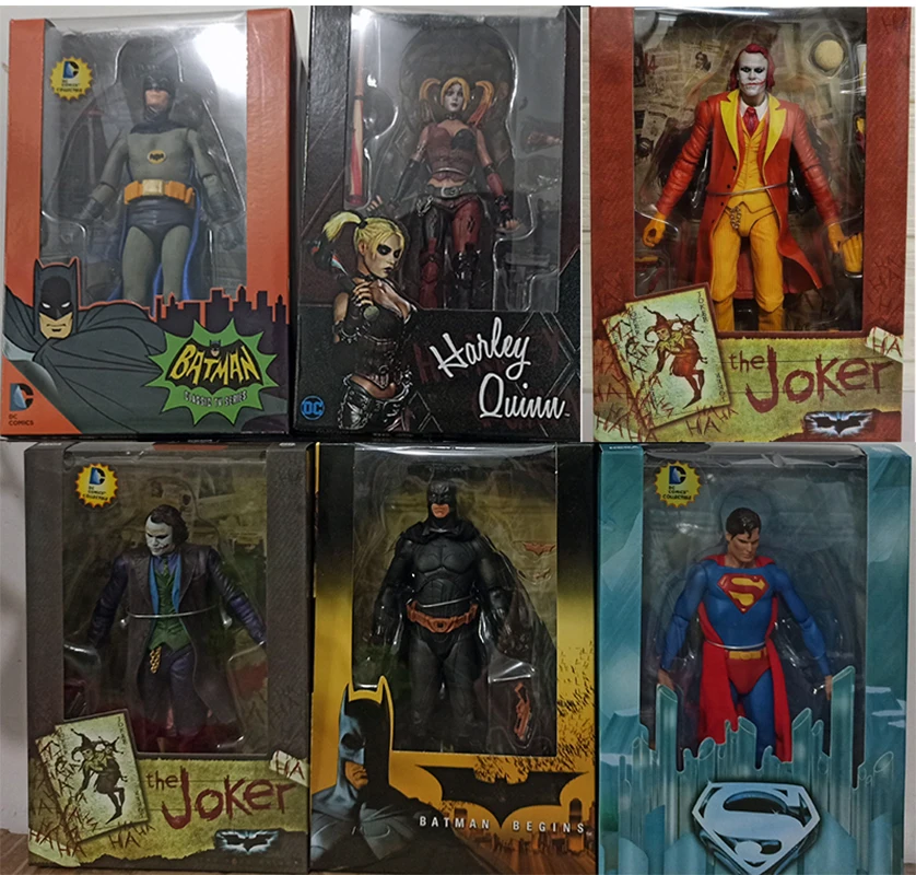 Neca Joker игрушки Quinn мультфильм Альянс несправедливости Брюс Уэйн экшн модель