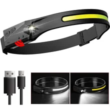COB LED Headlamp Sensor Headlight with Built-in Battery Flashlight USB Rechargeable Head Lamp 5 Lighting Modes Torch Work Light
COB LED Headlamp Sensor Headlight with Built-in Battery Flashlight USB Rechargeable Head Lamp 5 Lighting Modes Torch Work Light