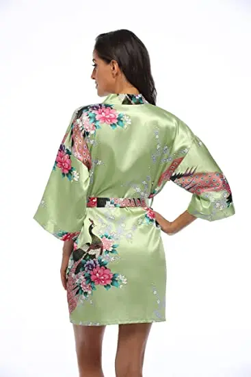2015 Silk Kimono Robe Bathrobe Women Satin Robe Robe Longue Femme For Women Night Sexy Robes Night Grow For Bridesmaid Summer 2015 Silk Kimono Robe Bathrobe Women Satin Robe Robe Longue Femme For Women Night Sexy Robes Night Grow For Bridesmaid Summer