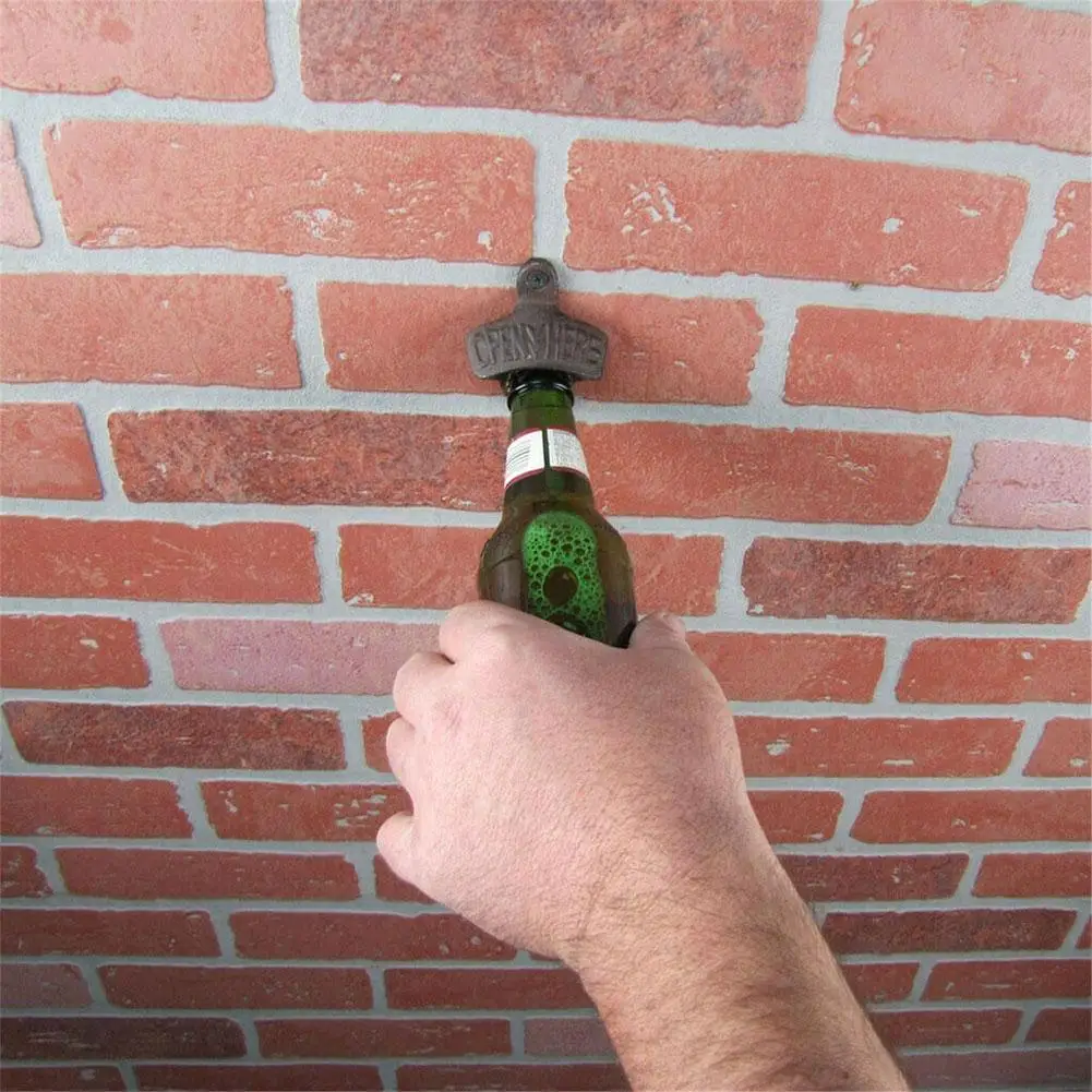 1PC Iron Wall Mount Open Here Beer Cap Bottle Opener Accessories Rustic Bar Kitchen Pub Dropshipping Decor X4A4
1PC Iron Wall Mount Open Here Beer Cap Bottle Opener Accessories Rustic Bar Kitchen Pub Dropshipping Decor X4A4