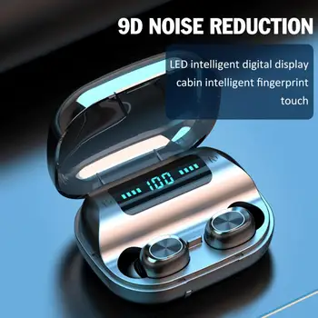 Wireless Earphone LED Display With 1800mAh Power Bank Headset With Mic Wireless Earphone For Smart Phone F9 TWS Bluetooth V5.0
Wireless Earphone LED Display With 1800mAh Power Bank Headset With Mic Wireless Earphone For Smart Phone F9 TWS Bluetooth V5.0