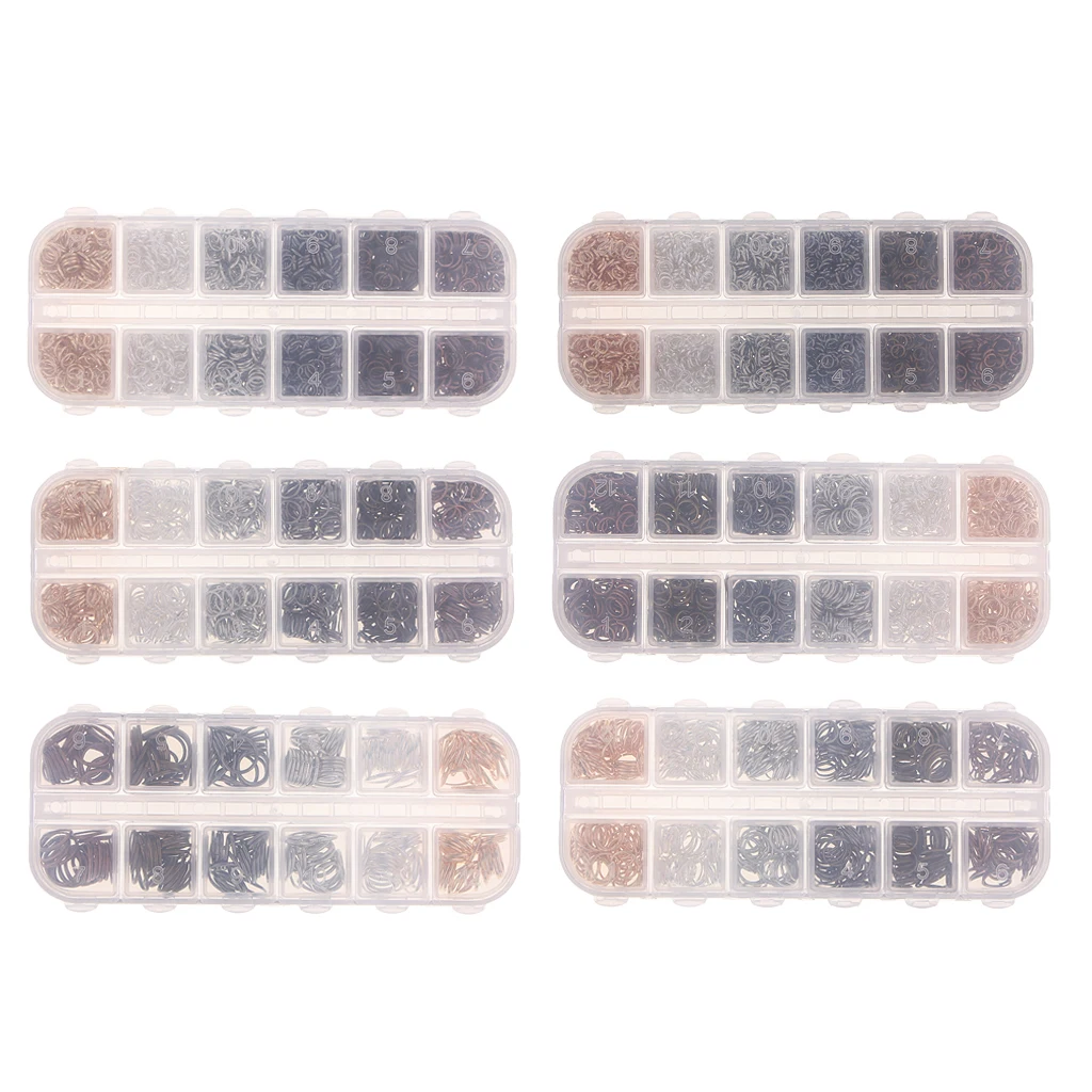 Metal Open Jump Rings 4mm 5mm 6mm 7mm 8mm 10mm 1 Box Keychain Ring Connector Claw Clasp for jewlery Making findings Metal Open Jump Rings 4mm 5mm 6mm 7mm 8mm 10mm 1 Box Keychain Ring Connector Claw Clasp for jewlery Making findings