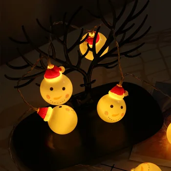 10/20LED Snowman LED String Fairy Lights Garland Christmas Fashion Decorations for Home Battery Powered Holiday Party Lighting
10/20LED Snowman LED String Fairy Lights Garland Christmas Fashion Decorations for Home Battery Powered Holiday Party Lighting
