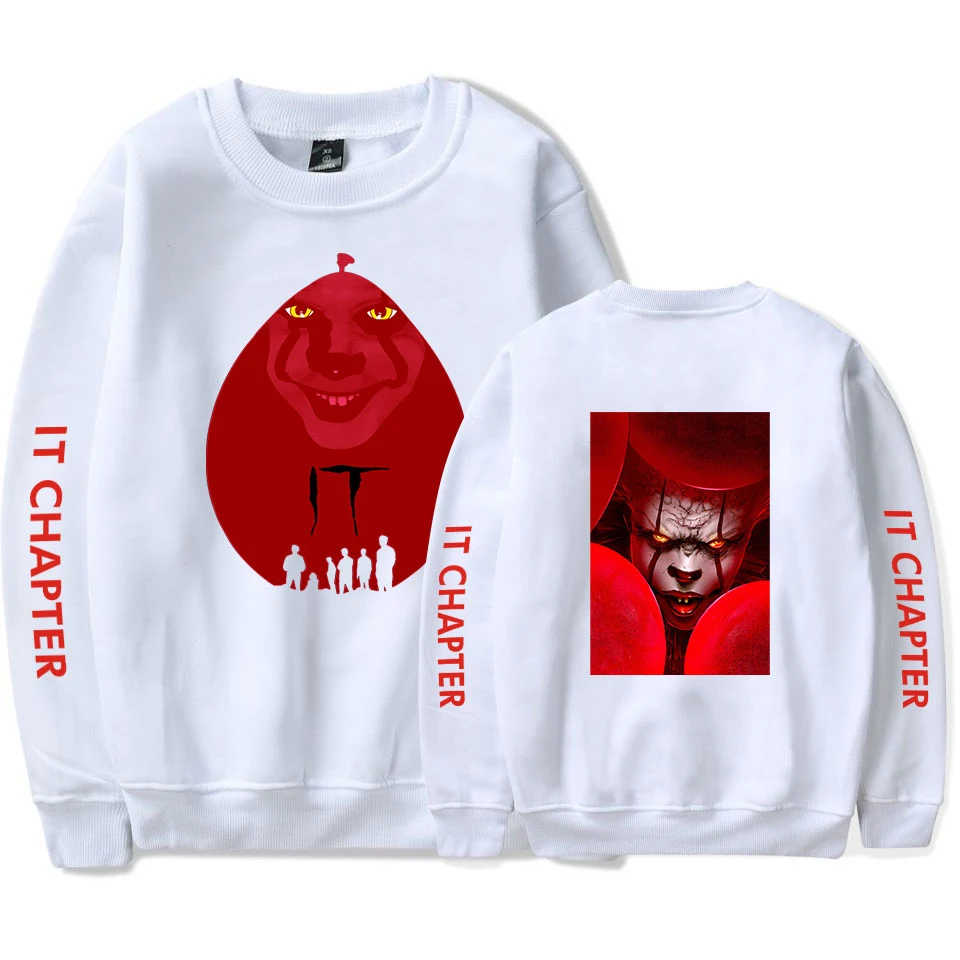 2019 Horror Movie It Chapter Two Sweatshirt Men/Women Joker White Sweatshirt Round Neck It Chapter 2 Casual Sweatshirt
2019 Horror Movie It Chapter Two Sweatshirt Men/Women Joker White Sweatshirt Round Neck It Chapter 2 Casual Sweatshirt