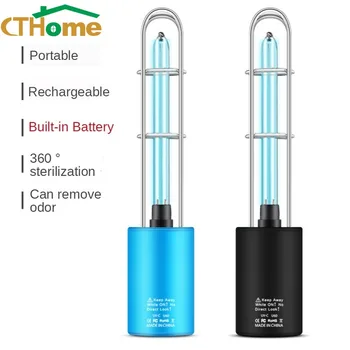 Portable Rechargeable Handheld UVC Disinfection Bactericidal USB Lamp Sterilizer Mite Ozone UV Sterilization Ultraviolet Light
Portable Rechargeable Handheld UVC Disinfection Bactericidal USB Lamp Sterilizer Mite Ozone UV Sterilization Ultraviolet Light