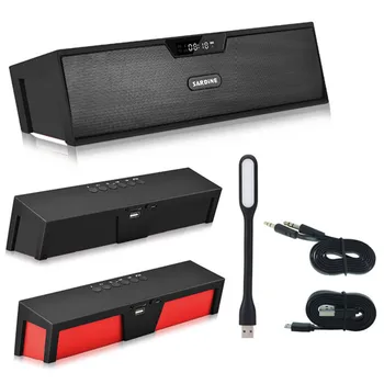Speaker Sardine Wireless WiFi Wireless Bluetooth Portable Speaker FM Radio Dual Bluetooth Speaker Portable Stereo Sound Bar TF
Speaker Sardine Wireless WiFi Wireless Bluetooth Portable Speaker FM Radio Dual Bluetooth Speaker Portable Stereo Sound Bar TF