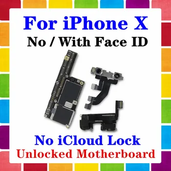 Unlocked For iPhone X Motherboard With/Without Face ID Clean iCloud Motherboard For iPhone X with IOS Update 4G LTE Support
Unlocked For iPhone X Motherboard With/Without Face ID Clean iCloud Motherboard For iPhone X with IOS Update 4G LTE Support