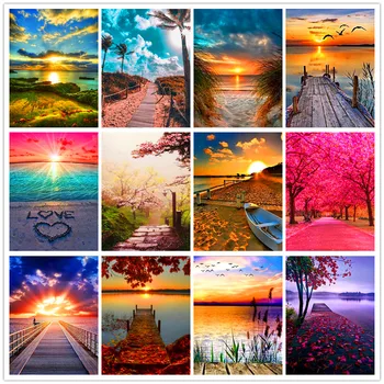 5D Diamond Painting Sunset Mountain River Beach DIY Diamond Embroidery Kit Landscape Home Decoration
5D Diamond Painting Sunset Mountain River Beach DIY Diamond Embroidery Kit Landscape Home Decoration