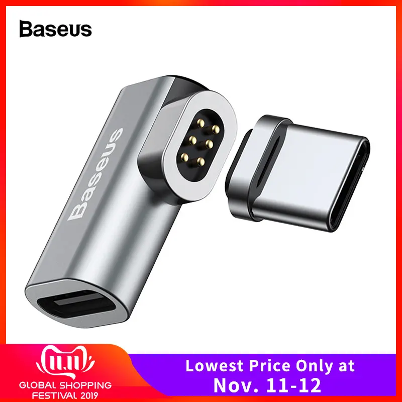 Baseus USB Type C Cable To Type-C Magnetic Adapter For Macbook Samsung s8 s9 OnePlus 5 5T 6 Fast Charging Magnet USB-C Connector
Baseus USB Type C Cable To Type-C Magnetic Adapter For Macbook Samsung s8 s9 OnePlus 5 5T 6 Fast Charging Magnet USB-C Connector