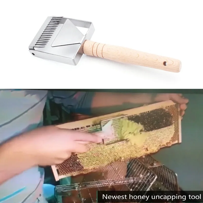 Drop Shipping Beekeeping Equipment Uncapping Scraper Honey Honeycomb Scraper Wooden Handle Tool Uncapping Fork Beekeeping
Drop Shipping Beekeeping Equipment Uncapping Scraper Honey Honeycomb Scraper Wooden Handle Tool Uncapping Fork Beekeeping