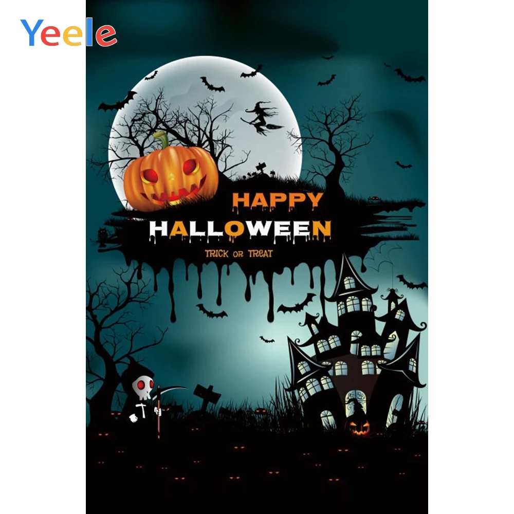 Yeele Halloween Photo Background Cartoon Castle Moon Rip Pumpkin lantern Photocall Photography Backdrop Vinyl For Photo Studio
Yeele Halloween Photo Background Cartoon Castle Moon Rip Pumpkin lantern Photocall Photography Backdrop Vinyl For Photo Studio