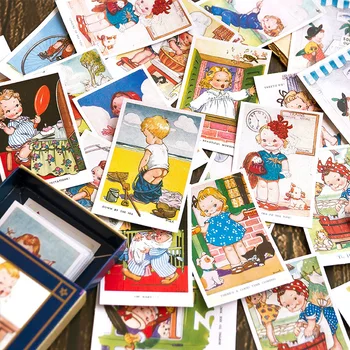 60 pcs/box Retro memory series Matchbox Stationery Stickers Scrapbooking Diy Supplies School Office Decoration
60 pcs/box Retro memory series Matchbox Stationery Stickers Scrapbooking Diy Supplies School Office Decoration