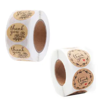 500pcs/roll 16 Designs Thank You Kraft Stickers Round Seal Labels Handmade Scrapbooking Gift Packaging
500pcs/roll 16 Designs Thank You Kraft Stickers Round Seal Labels Handmade Scrapbooking Gift Packaging
