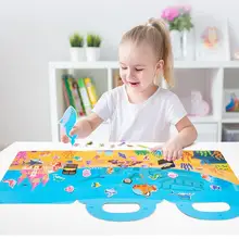 Magnetic Puzzle Book Portable Imagination Development Preschool Learning Toy Animal World Magnetic Jigsaw Puzzle Board for Kids
Magnetic Puzzle Book Portable Imagination Development Preschool Learning Toy Animal World Magnetic Jigsaw Puzzle Board for Kids