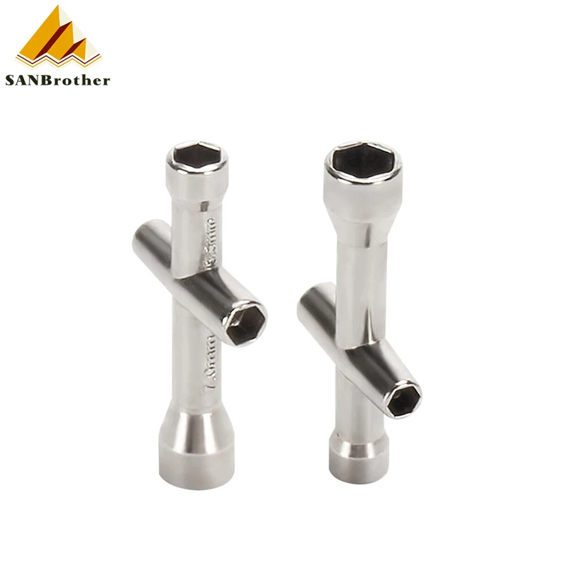 Mini M2 M2.5 M3 M4 Screw Nut Hexagonal Cross Wrench Sleeve Maintenance Tool 4 Size Cross Sleeve Wrench for Ender 3 MK8 Nozzle
Mini M2 M2.5 M3 M4 Screw Nut Hexagonal Cross Wrench Sleeve Maintenance Tool 4 Size Cross Sleeve Wrench for Ender 3 MK8 Nozzle