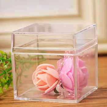 Clear Acrylic 5 Sided Jewelry Display Storage Box Case Square Cube Props Box 23GE
Clear Acrylic 5 Sided Jewelry Display Storage Box Case Square Cube Props Box 23GE