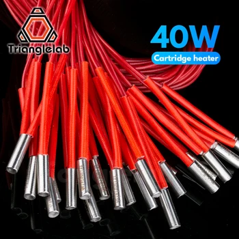 Trianglelab 3D Printer 6*20MM 12V/24V 40W Heater Cartridge With 100CM cable For 3D Printer for PT100 HOTEND Volcano MK8 MK9
Trianglelab 3D Printer 6*20MM 12V/24V 40W Heater Cartridge With 100CM cable For 3D Printer for PT100 HOTEND Volcano MK8 MK9