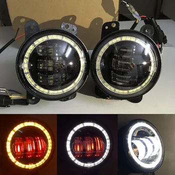 2PCS 4" INCH 30W LED FOG LIHGTS WITH RED DEVIL EYES DRL WHITE AND TURN SIGNAL HALO FOR JEEP JK TJ LJ OFF ROAD FOG LAMPS BLACK
2PCS 4" INCH 30W LED FOG LIHGTS WITH RED DEVIL EYES DRL WHITE AND TURN SIGNAL HALO FOR JEEP JK TJ LJ OFF ROAD FOG LAMPS BLACK