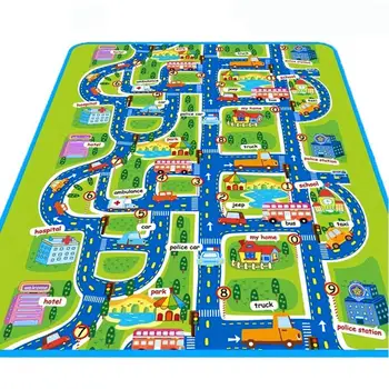 Play Mat City Road Crawling Blanket Floor Carpet Rug carpet in the nursery play center for children
Play Mat City Road Crawling Blanket Floor Carpet Rug carpet in the nursery play center for children