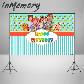 InMemory Green Photoshoot Background Customize Cocomelon Backdrop for Kids Birthday Party Photocall Photo Studio
InMemory Green Photoshoot Background Customize Cocomelon Backdrop for Kids Birthday Party Photocall Photo Studio