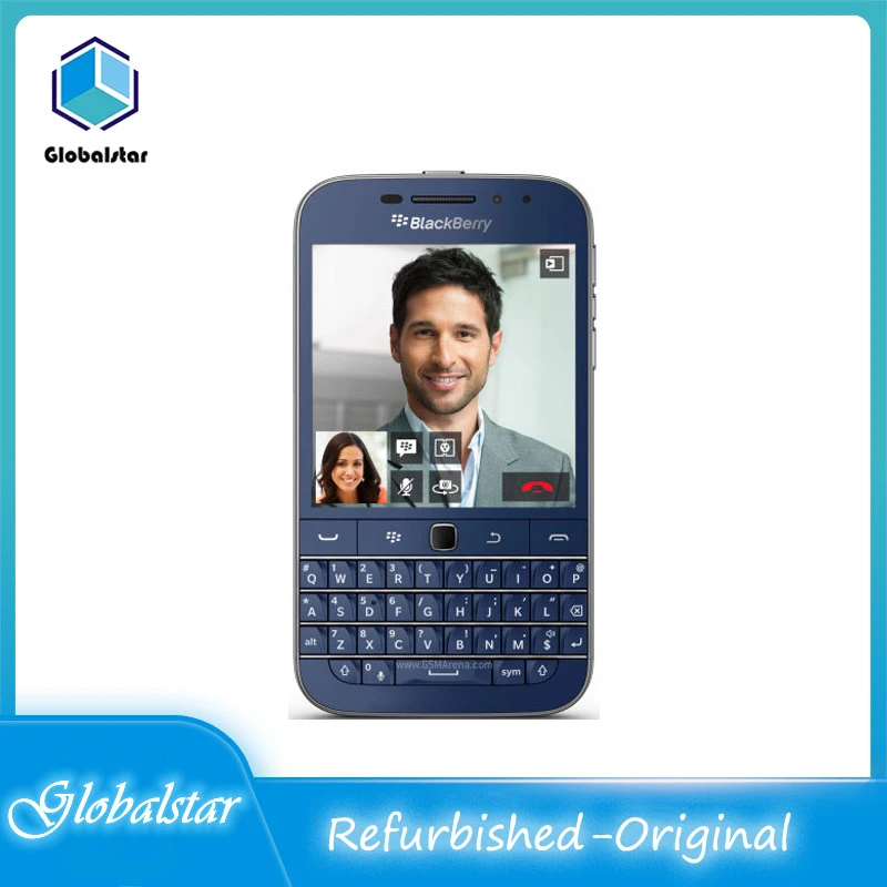 Восстановленный Оригинальный разблокированный сотовый телефон BlackBerry Classic Q20(-1 -2