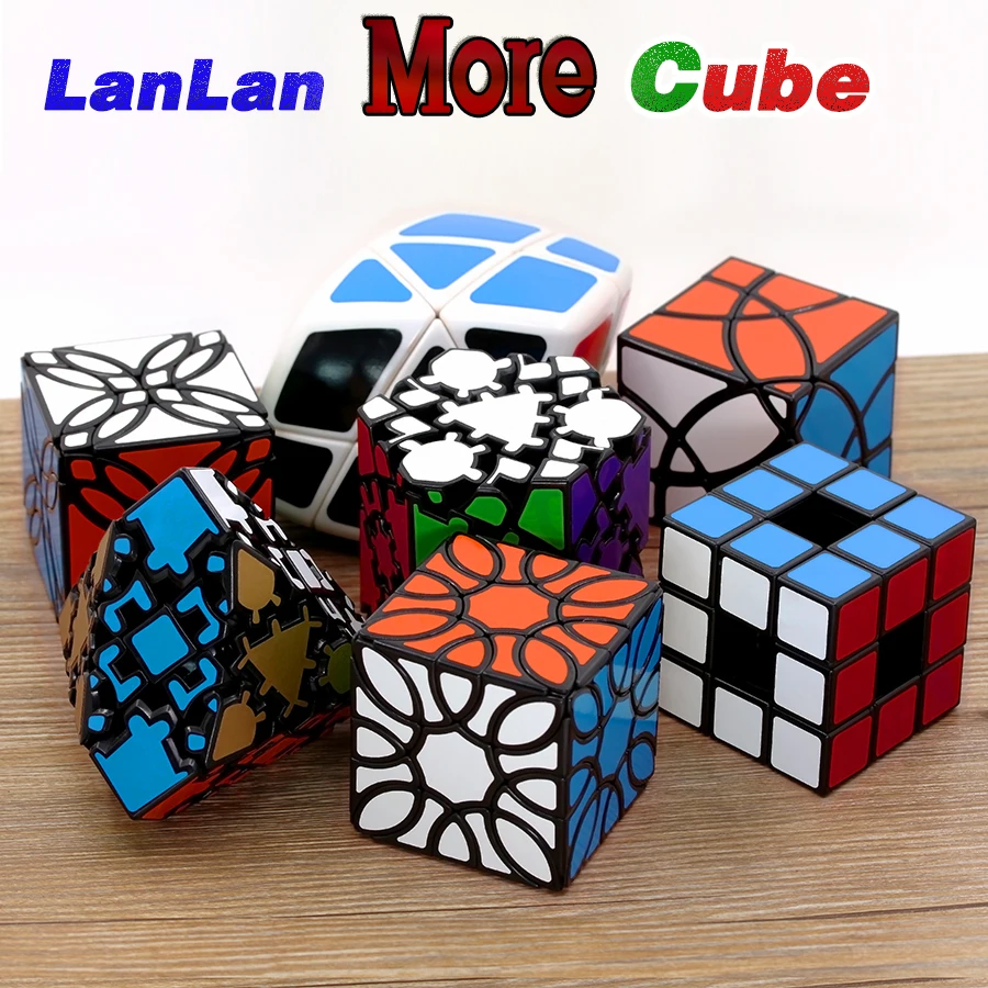 

Puzzle LanLan Strange Shape Special Magic Cube Octahedron Skew Helicopter Clover Square Rhombohedron ZongZi Gear Cubos Magicos