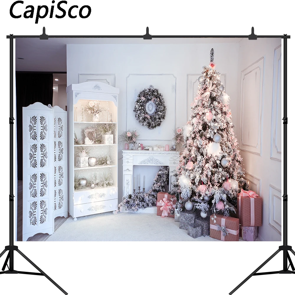 Capisco Christmas Eve Party Fireplace Photography Backdrop Xmas Tree Gift Photo Background Holiday Party Supplies Booth Prop
Capisco Christmas Eve Party Fireplace Photography Backdrop Xmas Tree Gift Photo Background Holiday Party Supplies Booth Prop