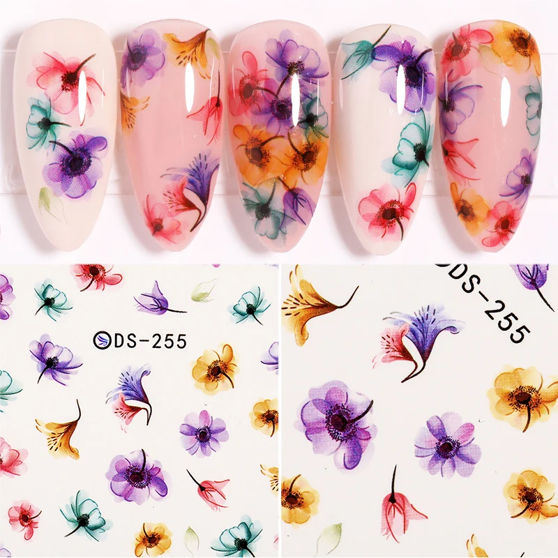 1 Sheet Colorful Flower Floral Water Decals Butterfly Design 3D Transfer Stickers For Nails DIY Art Decoration Tips Slider
1 Sheet Colorful Flower Floral Water Decals Butterfly Design 3D Transfer Stickers For Nails DIY Art Decoration Tips Slider