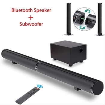 2 in 1 Bluetooth Soundbar Removable Speaker Home Theater Bass Multi-function Bluetooth Speaker for TV PC Smartphone Subwoofer 
2 in 1 Bluetooth Soundbar Removable Speaker Home Theater Bass Multi-function Bluetooth Speaker for TV PC Smartphone Subwoofer