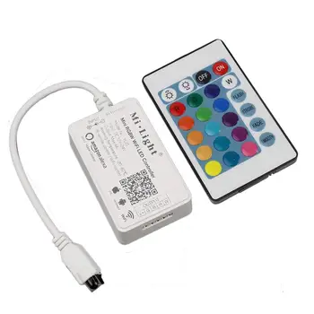Mi.Light Mini WiFi RGBW LED Strips Lighting Controller Support Alexa Voice Control, Comes with 24 Keys Remote Control JK156
Mi.Light Mini WiFi RGBW LED Strips Lighting Controller Support Alexa Voice Control, Comes with 24 Keys Remote Control JK156