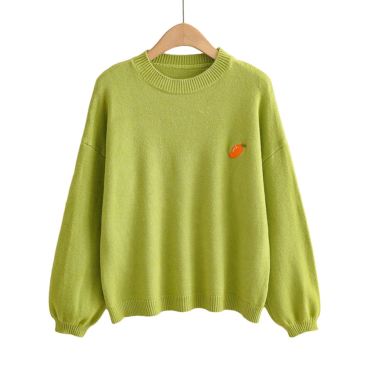2020 Autumn Europe and America WOMEN'S Dress New Style Fruit Embroidered Sweater Female 9517
2020 Autumn Europe and America WOMEN'S Dress New Style Fruit Embroidered Sweater Female 9517