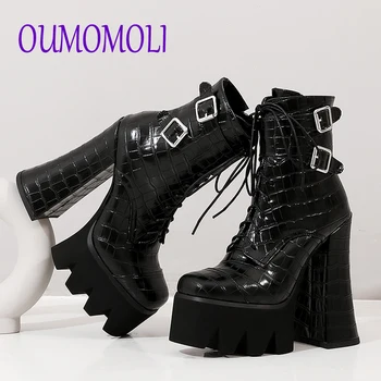 2020 Fashion Black Boots Women Heel winter Lace-up Soft Leather Platform Shoes Woman Party Mid-Calf Boots High Heels Punk V158
2020 Fashion Black Boots Women Heel winter Lace-up Soft Leather Platform Shoes Woman Party Mid-Calf Boots High Heels Punk V158